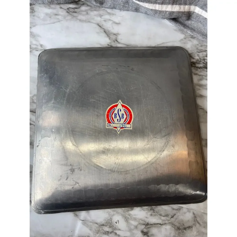 Vintage Norwegian Metal Tray